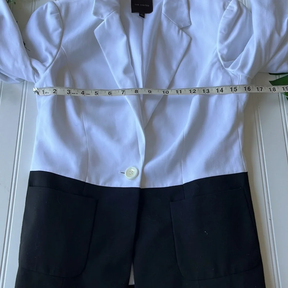 The limited colorblock blazer black white - Picture 6 of 7